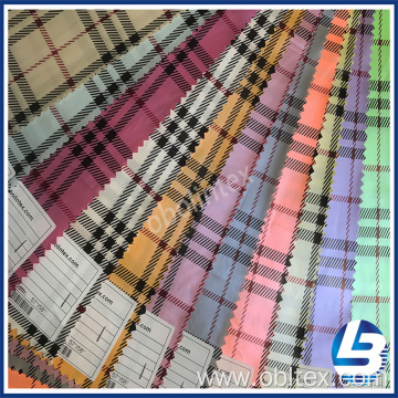 OBL20-954 100%Polyester Foil Print Fabric For Coat
